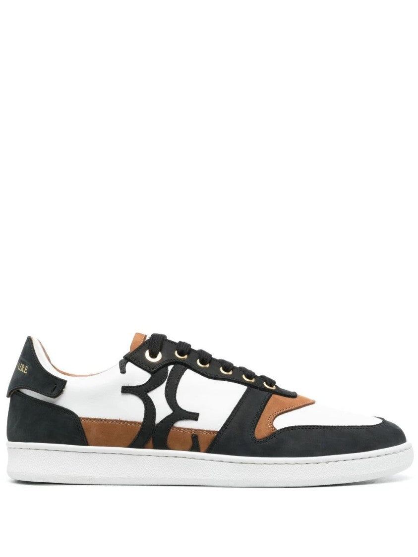 Billionaire Boys Club White Low-Top Sneakers With Contrasting Accents