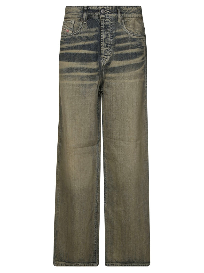 Diesel 1996- D-Sire High-Waisted Wide-Leg Denim Jeans
