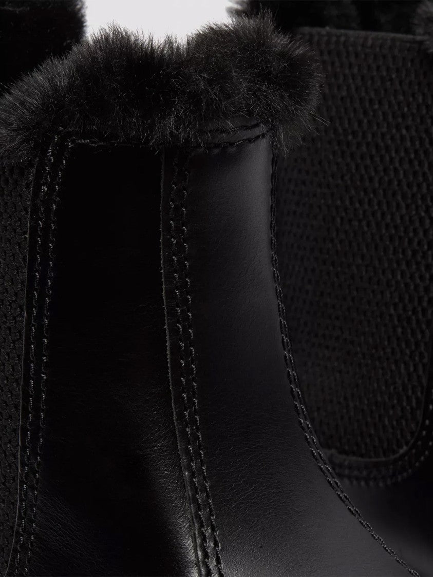 Dr. Martens 2976 Leonore Fur Lined Leather Boots