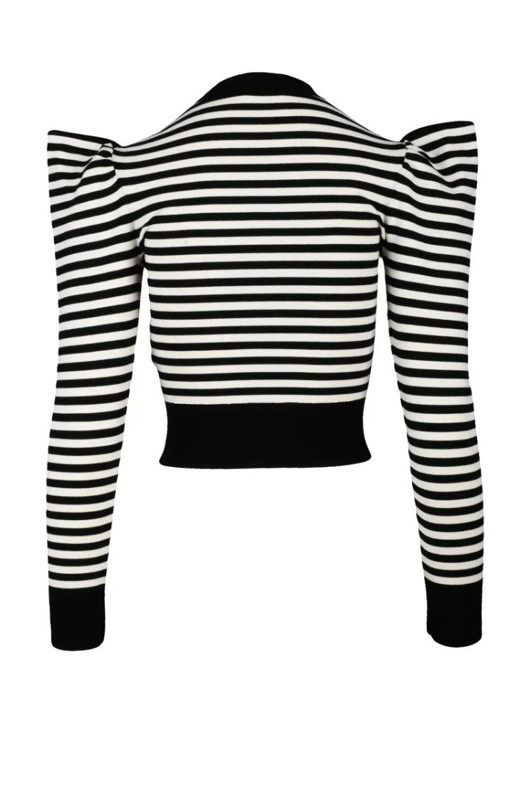 Max Mara Volpino Short Jumper - Black/White