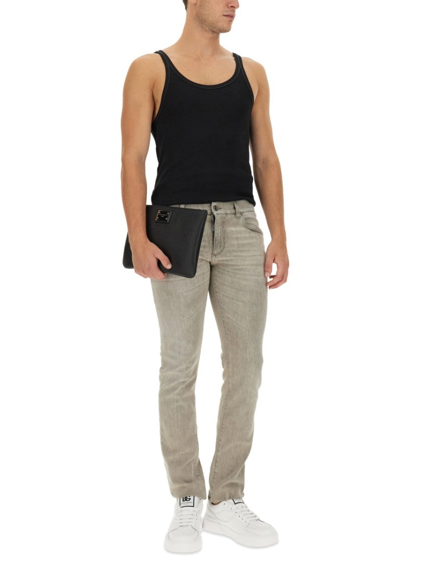 Dolce & Gabbana Ribbed Tank Top