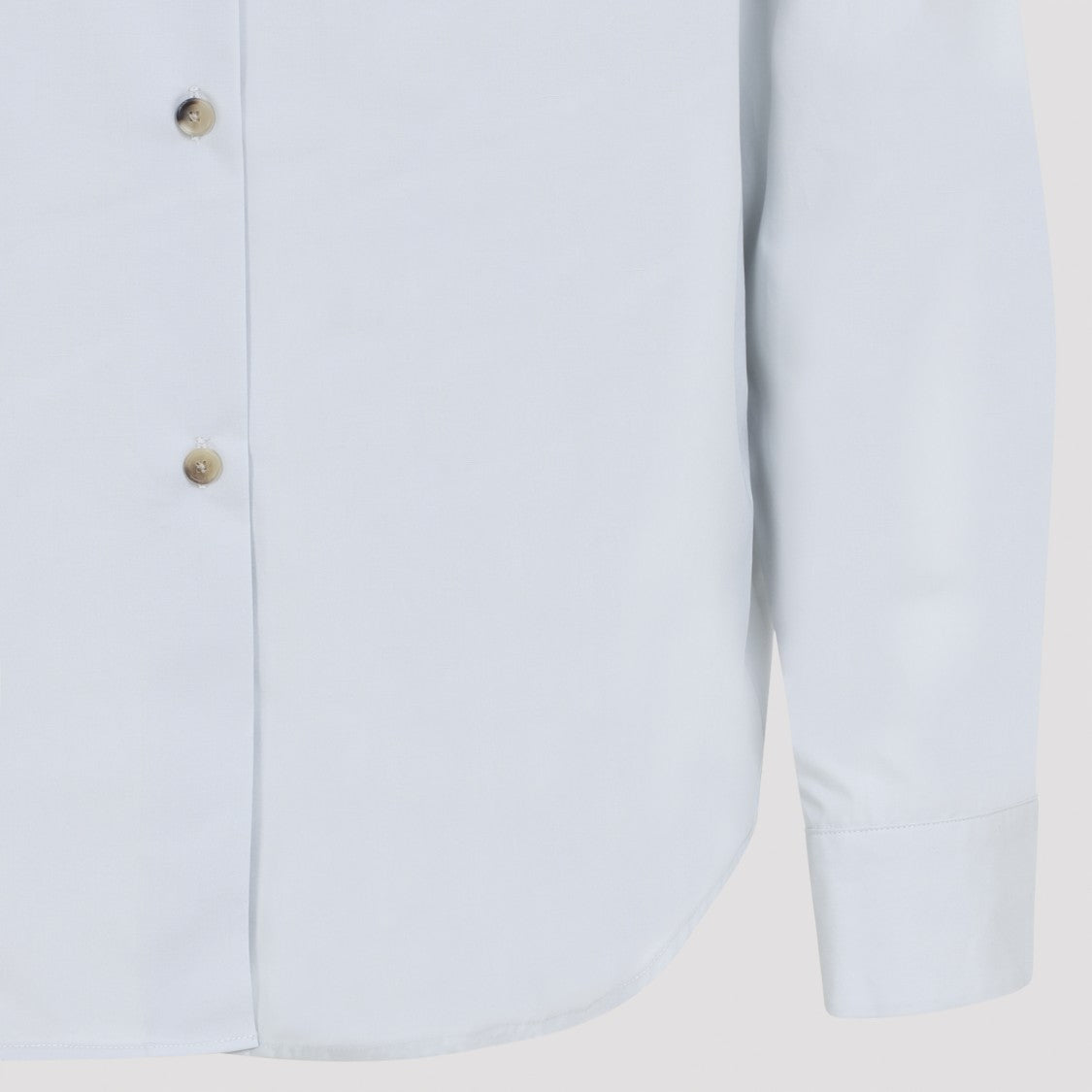 Khaite Classic Button-Down Cotton Top