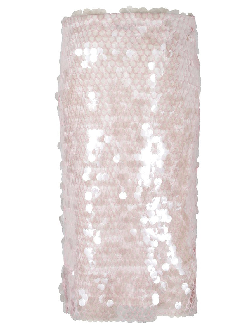 Tory Burch Sequin Mesh Ribbed Skirt