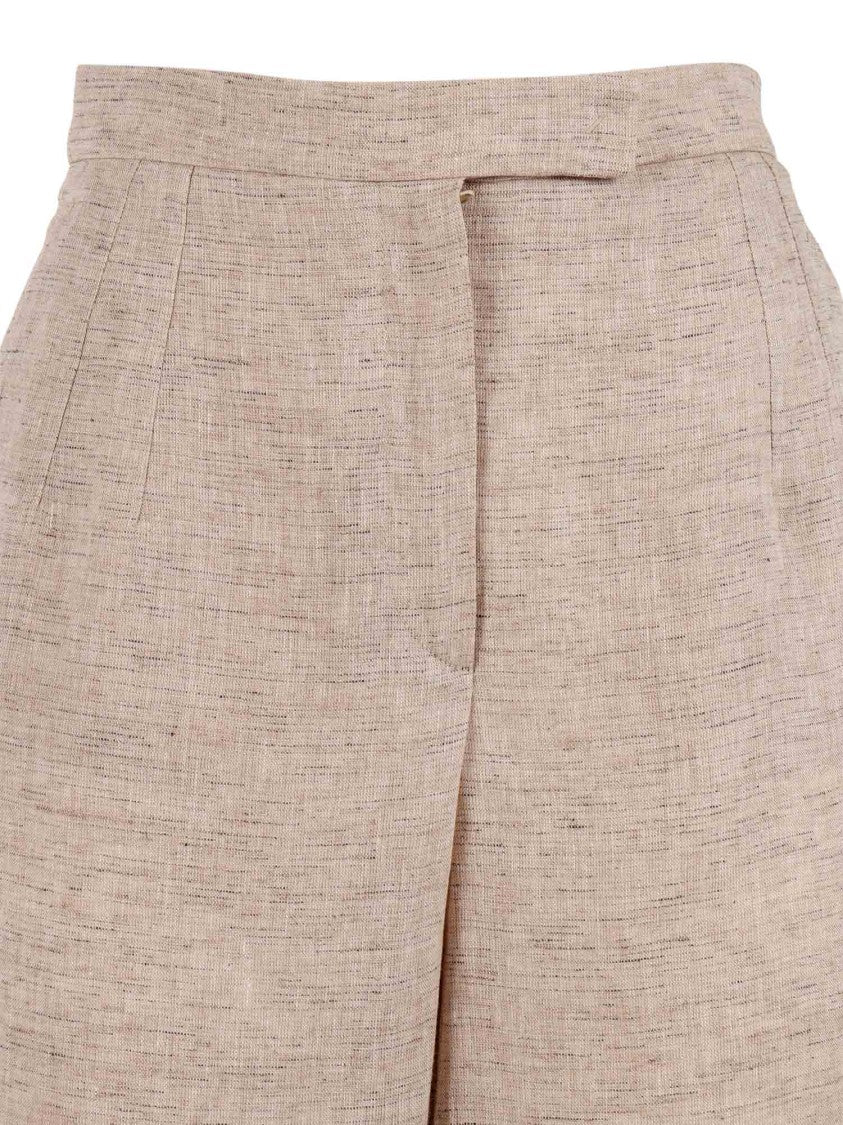 Emporio Armani High Waisted Straight-Leg Pants
