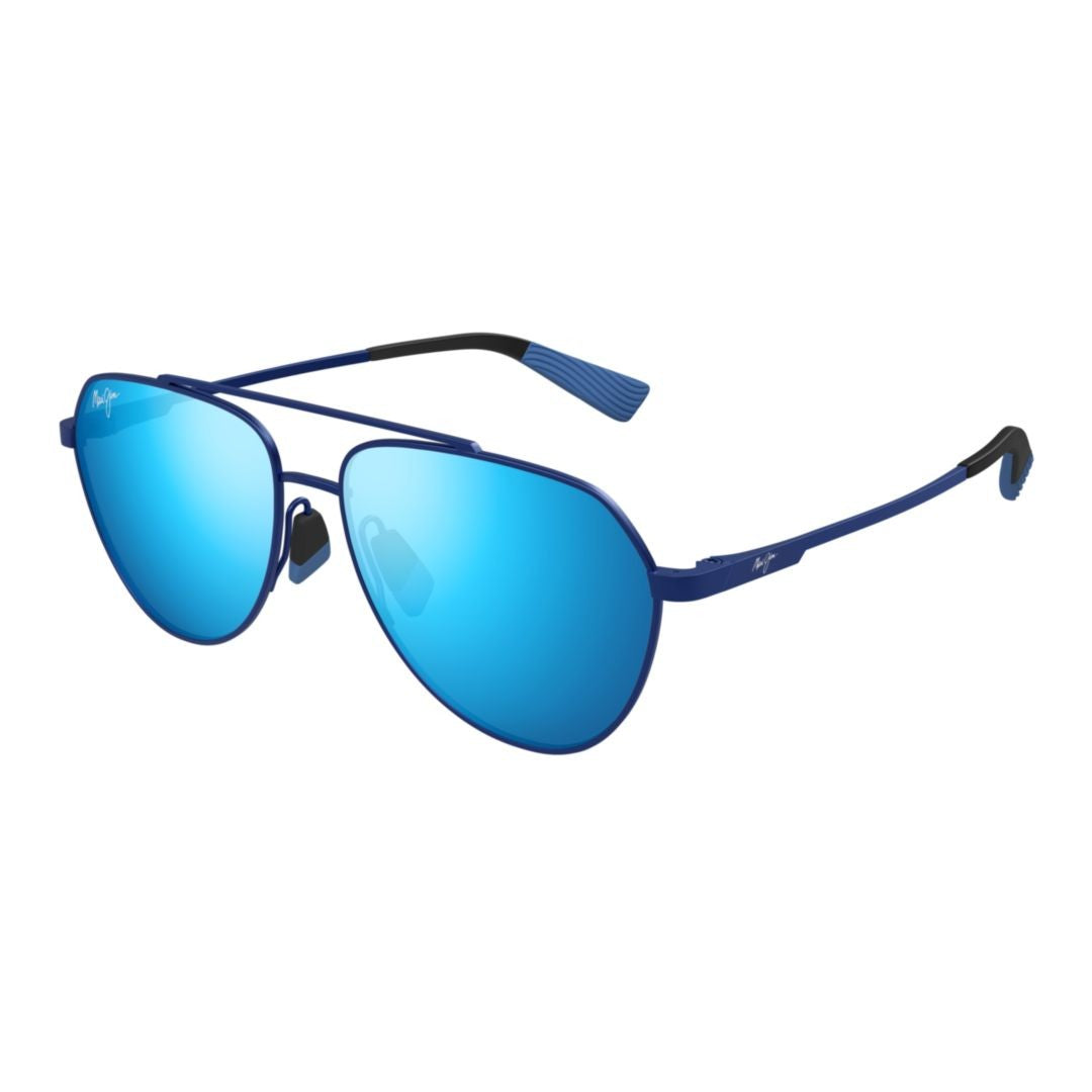 Maui Jim Waiwai Teardrop-Shaped Sunglasses With Double Bridge Design