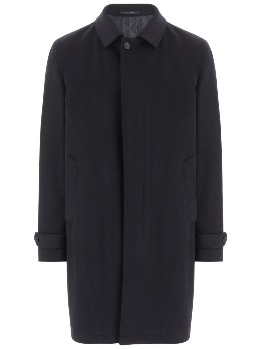 Tagliatore Ultramarine Blue Virgin Wool Coat