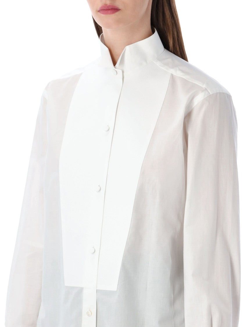 Tom Ford Cotton Voile Tuxedo Shirt