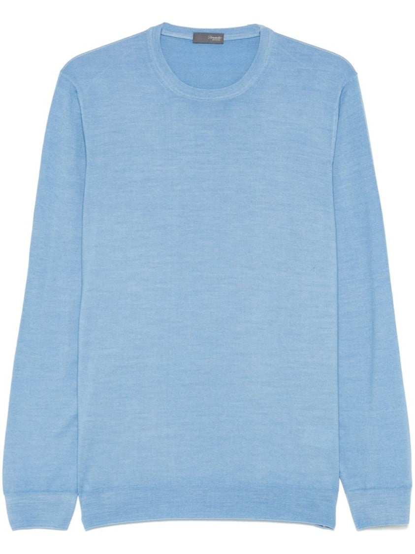 Drumohr Wool Sweater With Full Neck