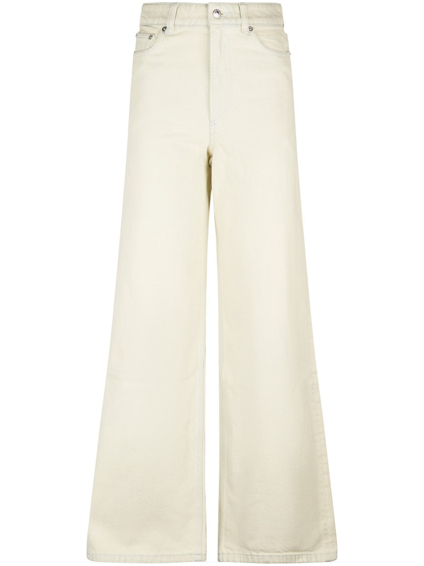 A.P.C. Wide-Leg Trousers With High Waist And Five-Pocket Design