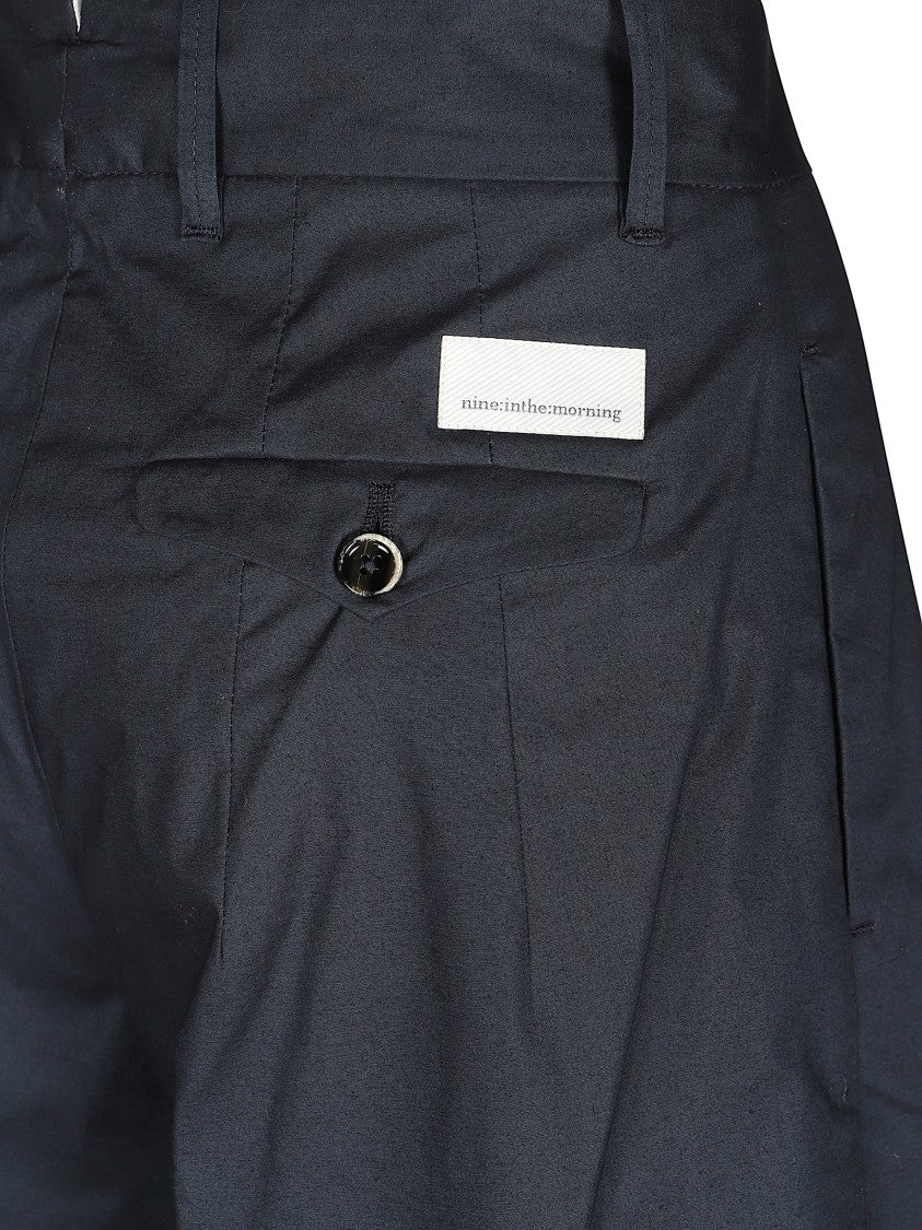 Nine In The Morning Straight-Leg Tailored Logo Detail Pants