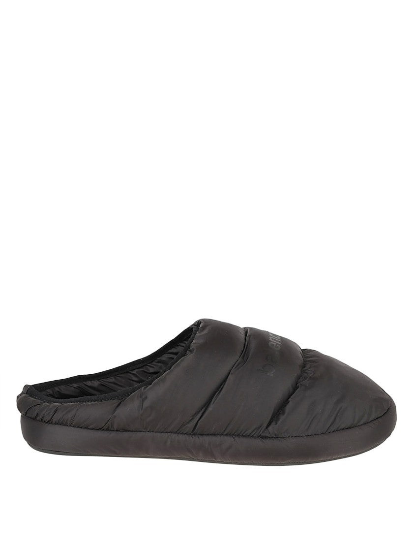 Balenciaga Quilted Slip-On Sandals With Minimalistic Silhouette