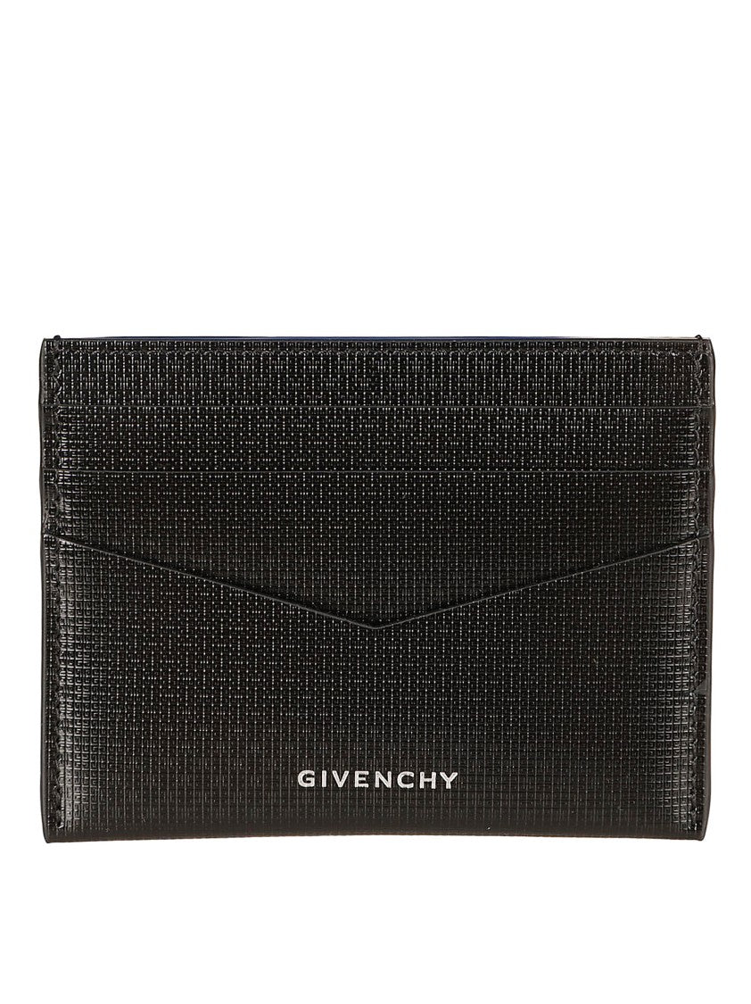 Givenchy Compact Textured Calf Leather Wallet