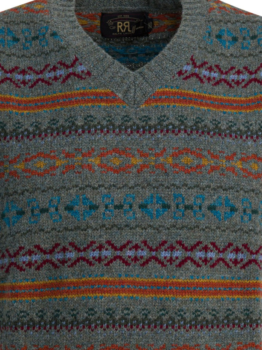 Rrl By Ralph Lauren Fair Isle Wool Vest