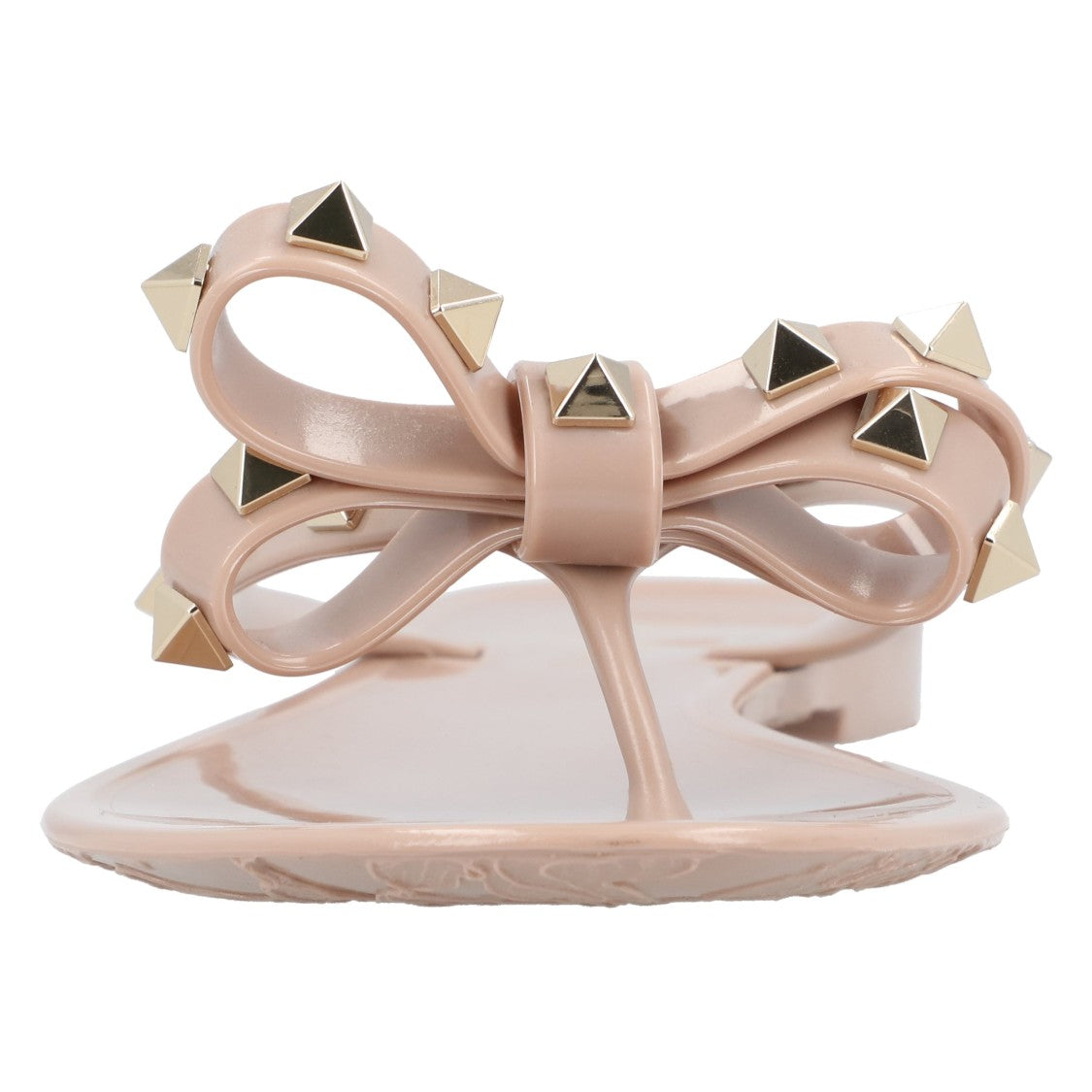 Valentino Rockstud Bow Flip Flops