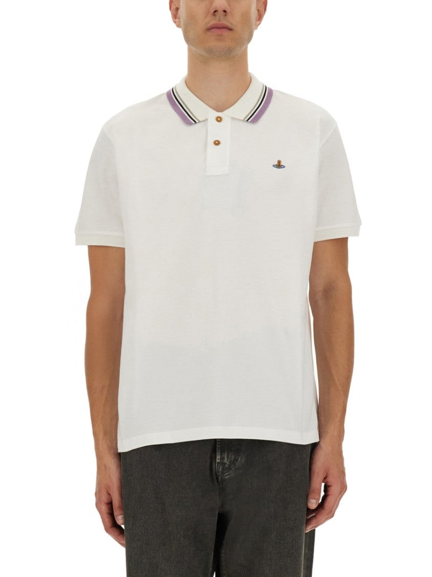 Vivienne Westwood Cotton Pique Polo Shirt