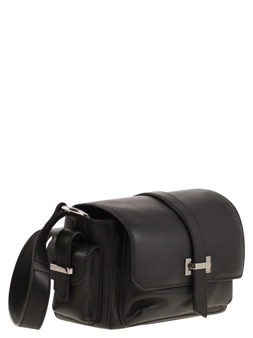 Hogan Small Leather Flap Bag