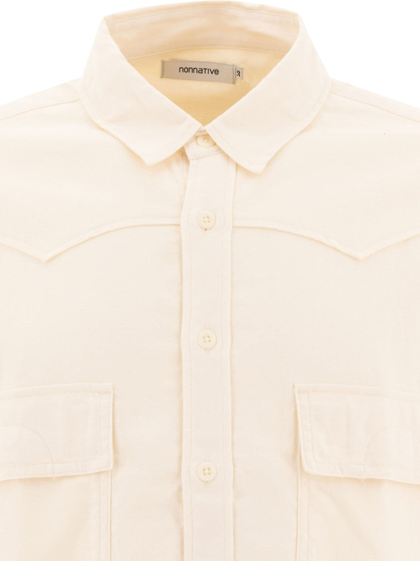 Nonnative Silk-Cotton Blend Shirt With Classic Design