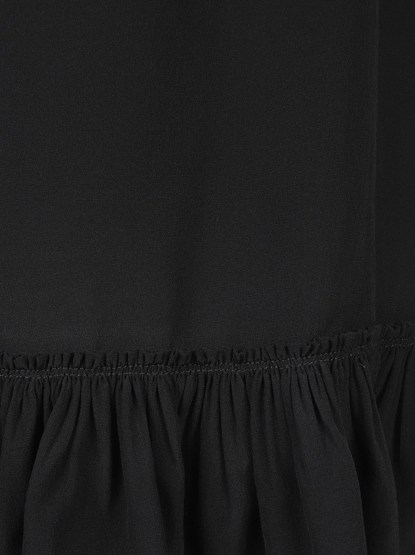 Chloé Black Silk Crêpe De Chine Shorts