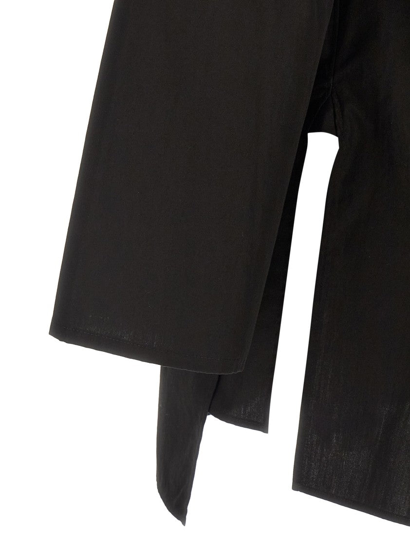 Yohji Yamamoto 'Collar Gather Double B' Shirt