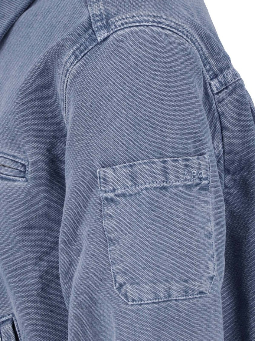 A.P.C. Blue Alexis Cotton Denim Jacket