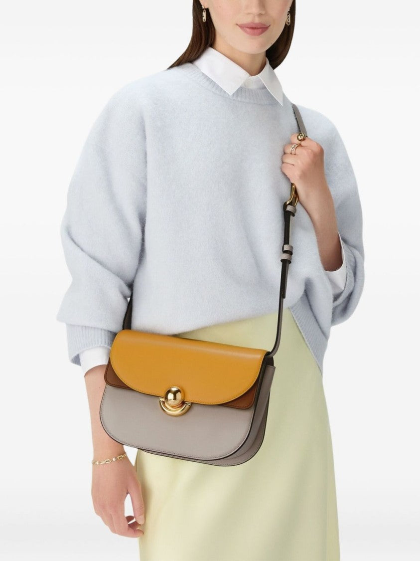 Furla Half-Moon Shoulder Bag With Gold-Tone Clasp