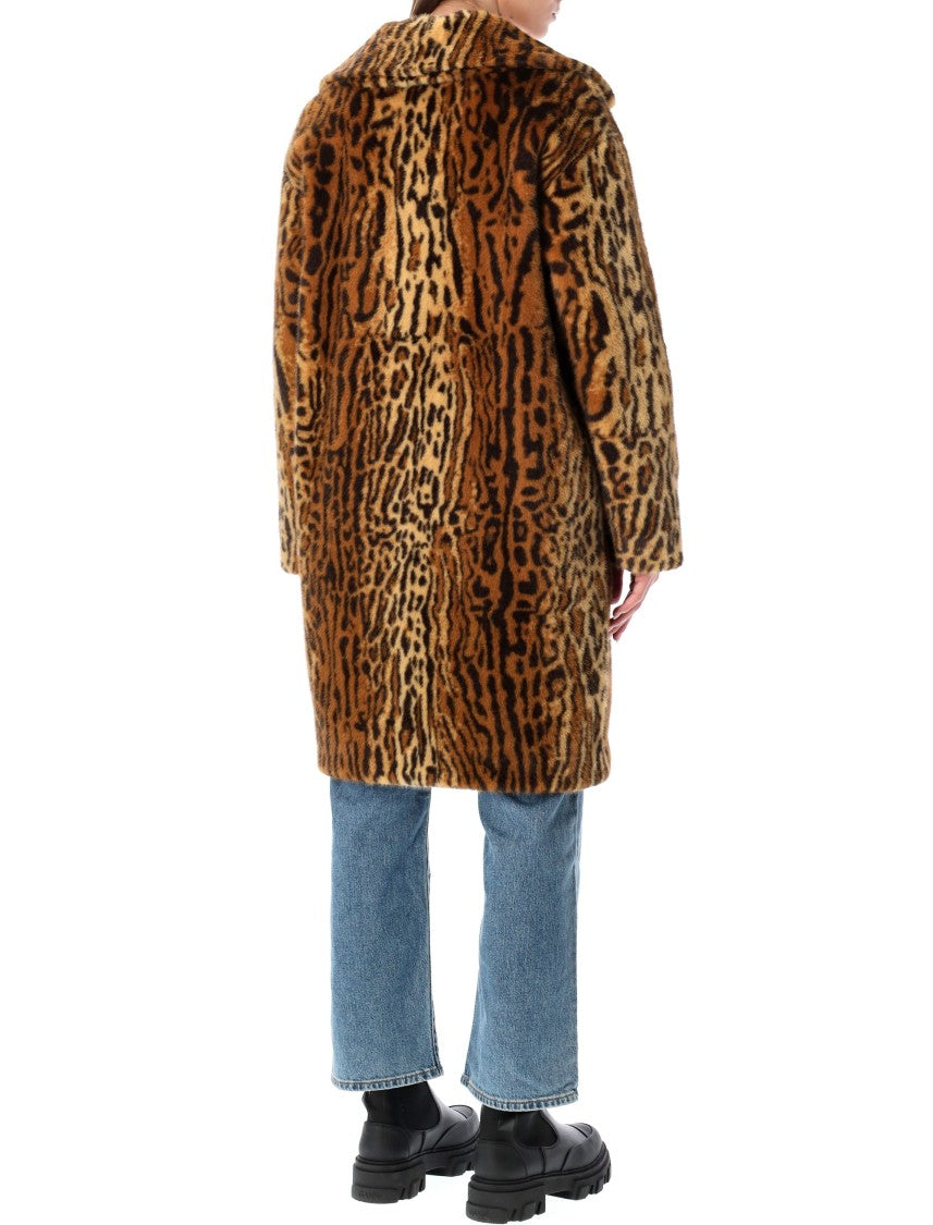 Stand Studio Camille Faux Fur Cocoon Coat