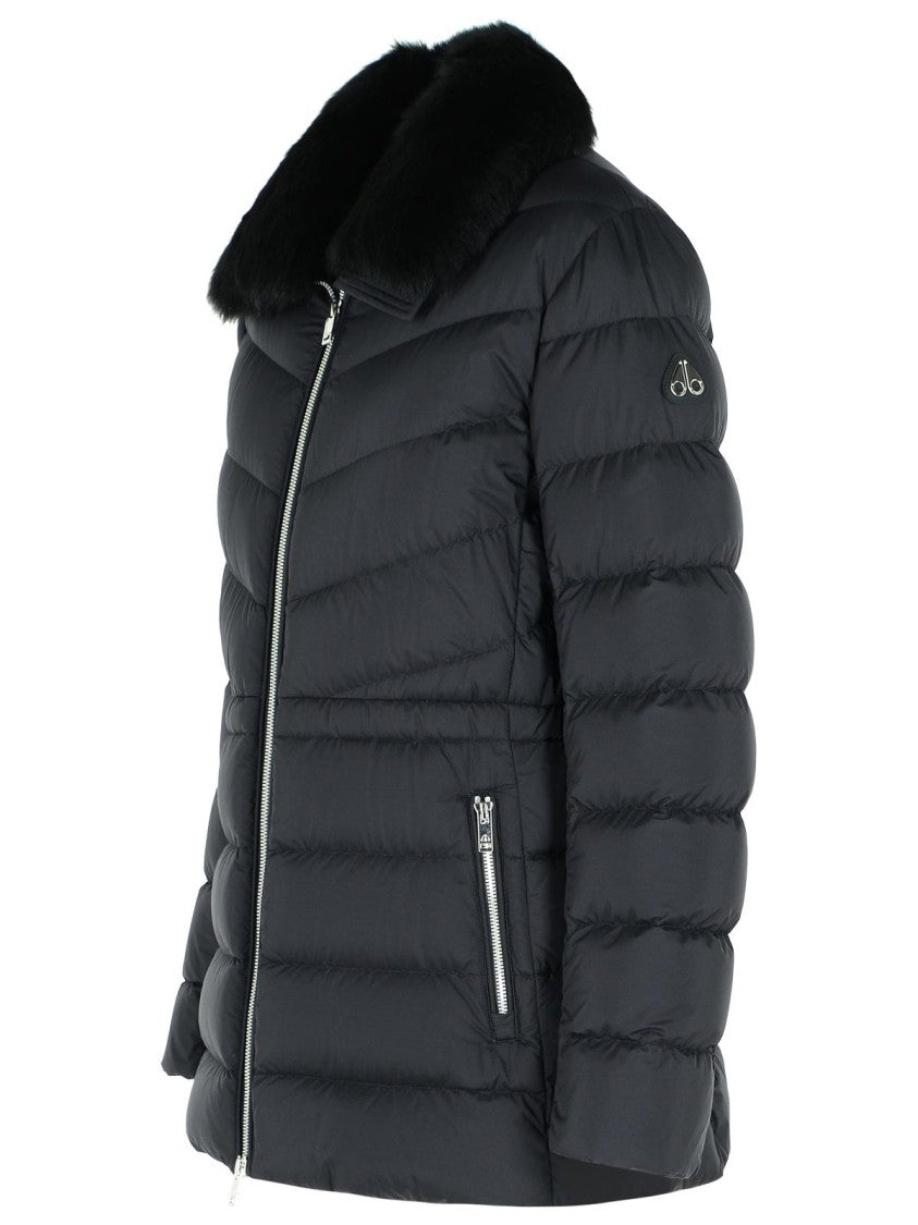 Moose Knuckles Black Nylon Jacket