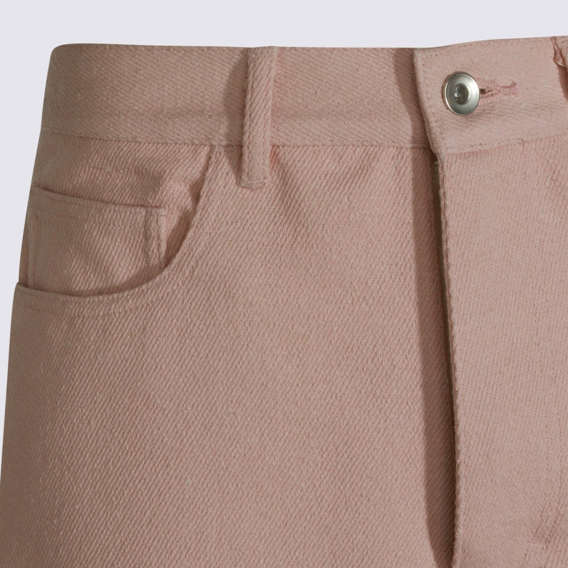 Auralee Mid-Thigh Straight Cut Shorts With Five-Pocket Design