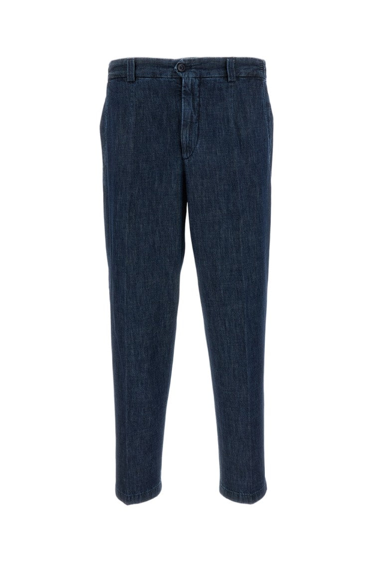 Briglia 1949 Cotton Pleated Regular-Fit Pants