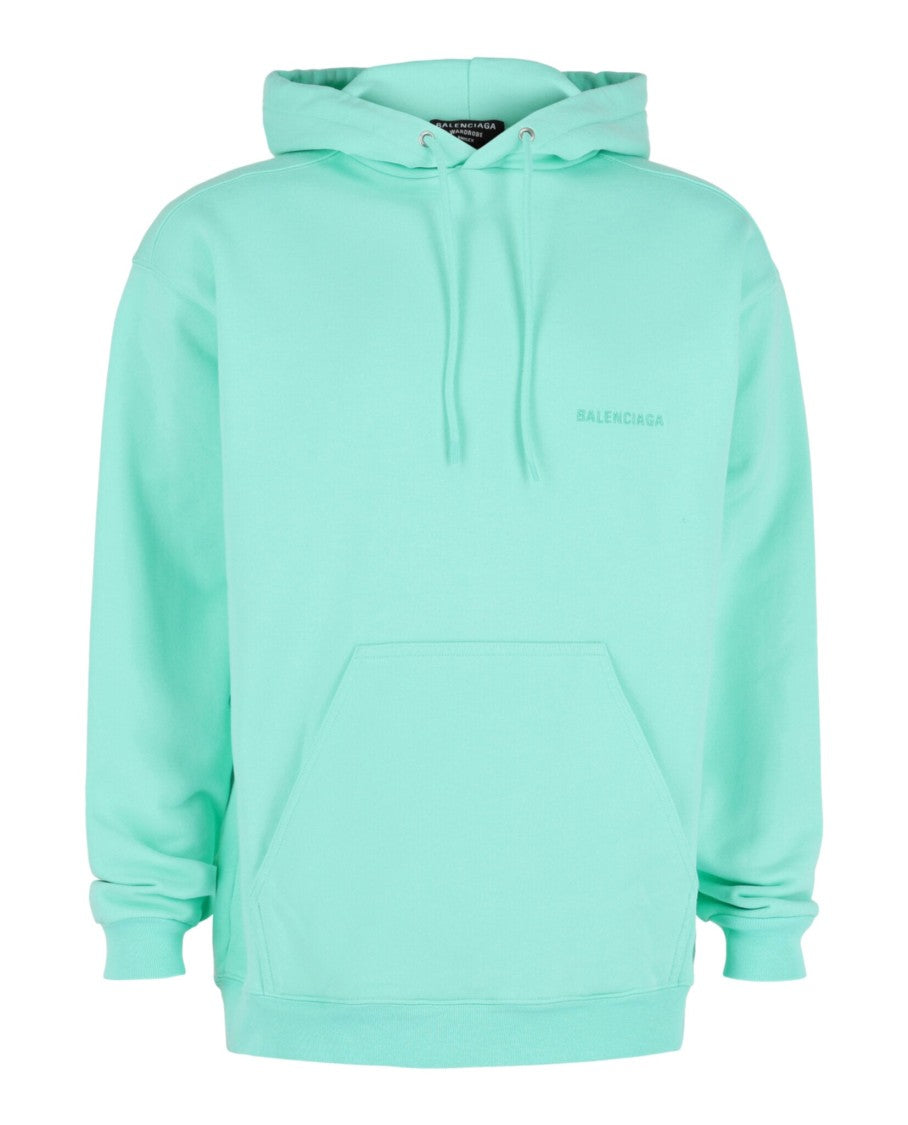 Balenciaga Embroidered Logo Hoodie