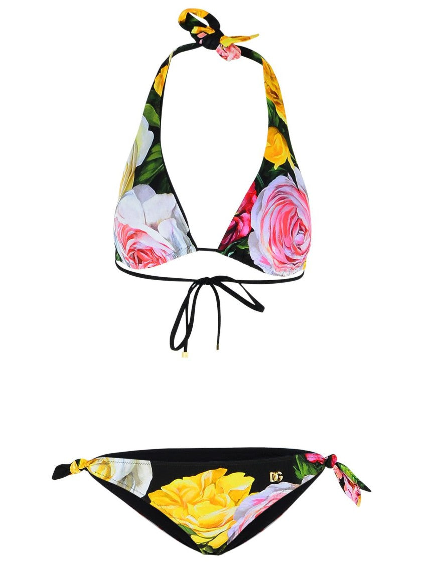Dolce & Gabbana 'Peonie' Polyamide Blend Bikini