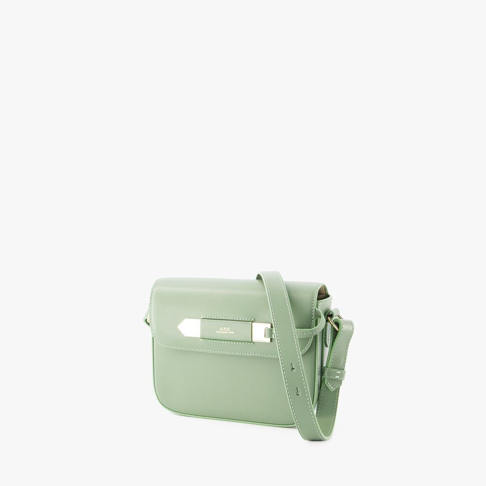 A.P.C. Charlotte Crossbody Bag - Leather - Green