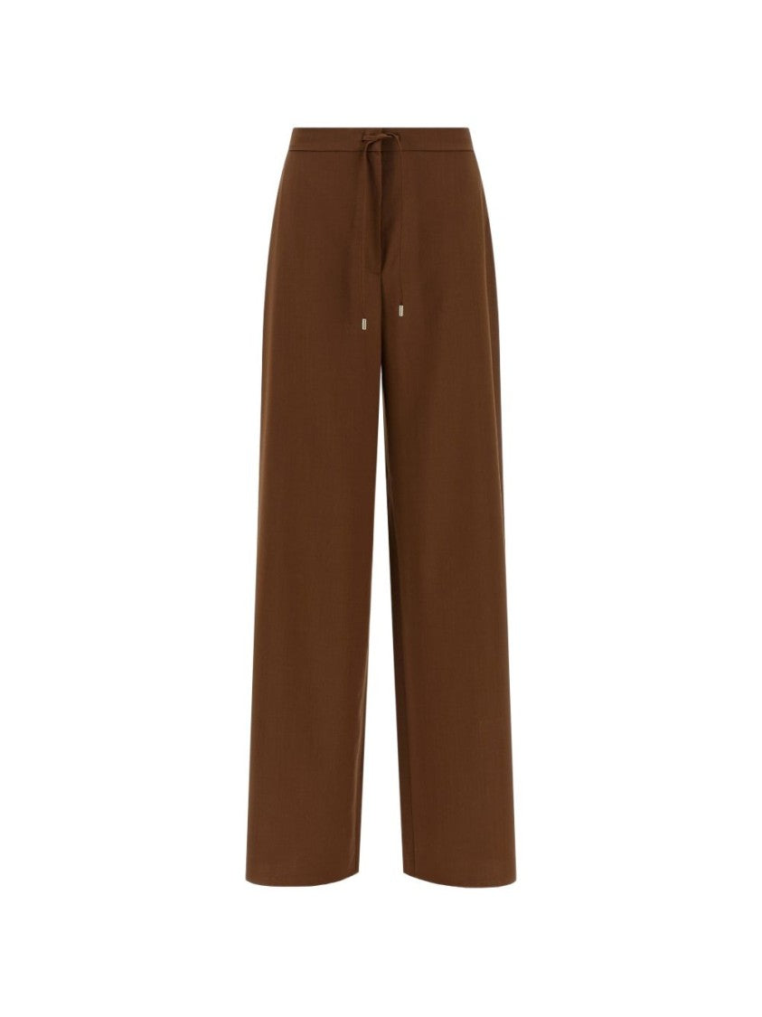 Max Mara Wide-Leg Pants With Adjustable Drawstring