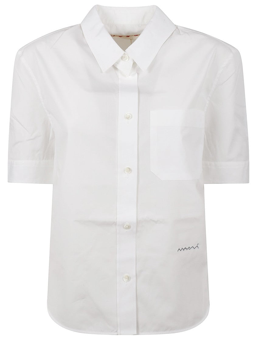 Marni Classic White Short Sleeve Shirt