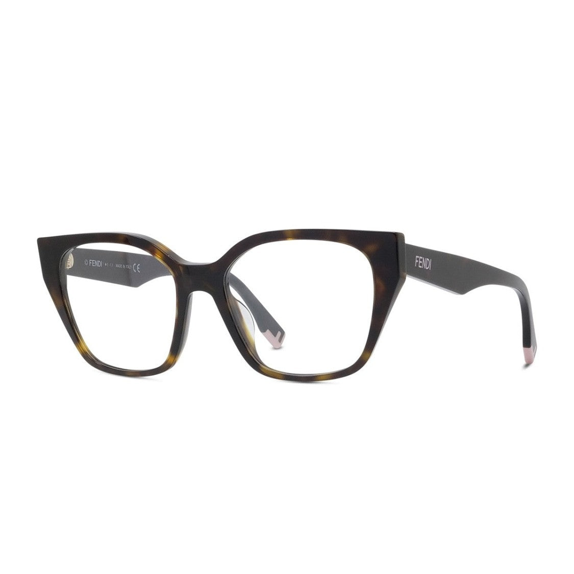 Fendi Havana Way Acetate Cat-Eye Glasses