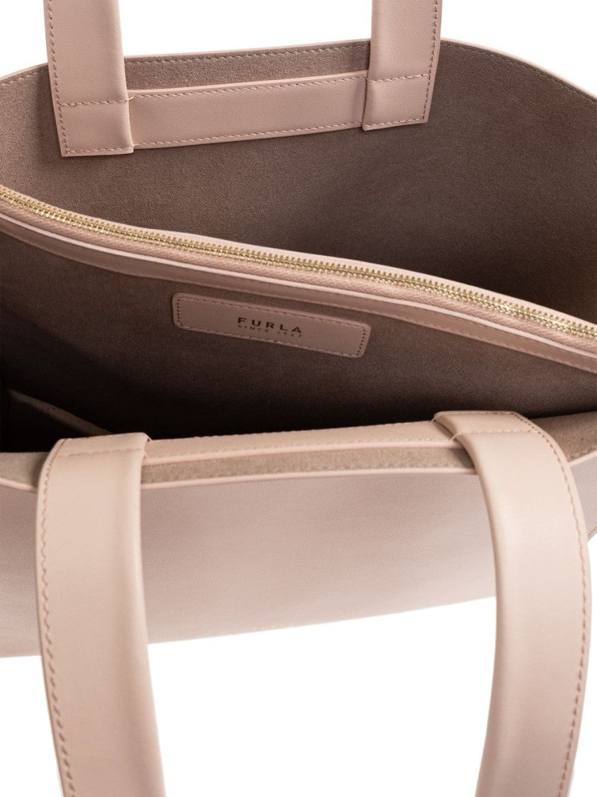 Furla Structured Matte Finish Tote Bag