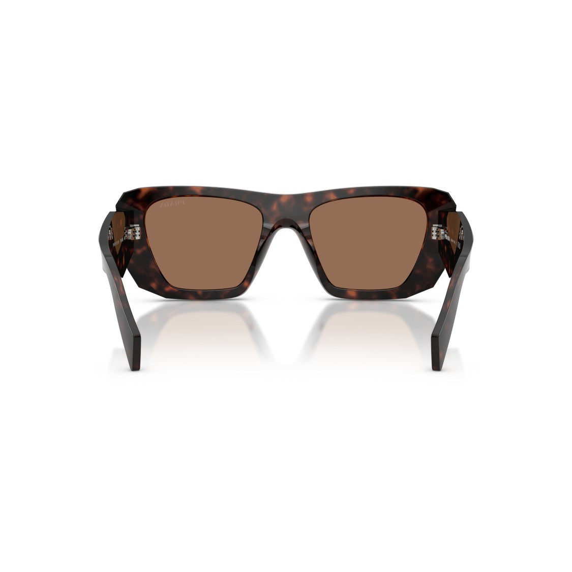 Prada 0Pr B18s Oversized Geometric Frame Tortoiseshell Acetate Sunglasses