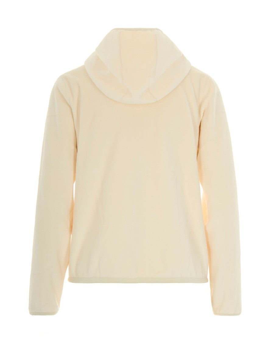 K-Way Lily Velour Polar Double White Jacket