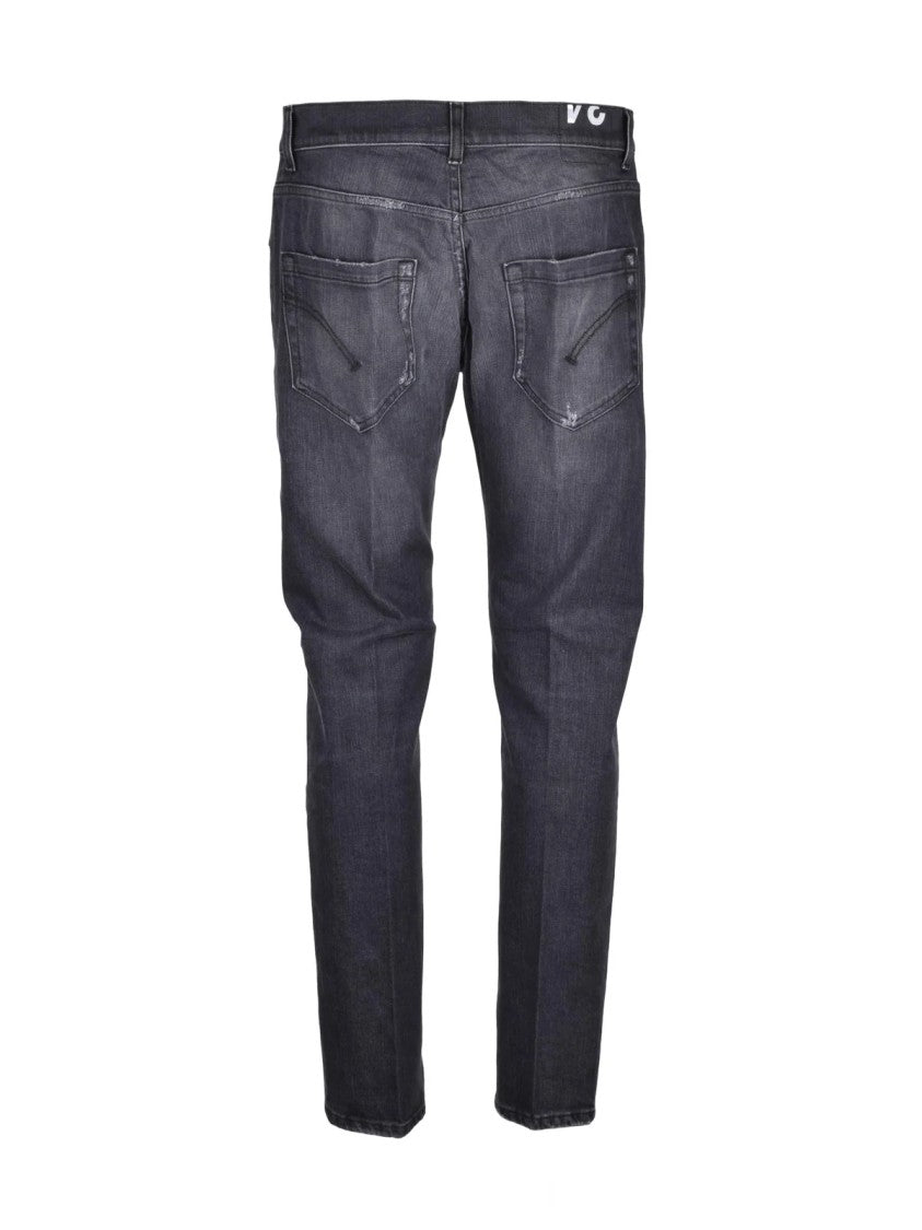 Dondup Black Mius Cotton Elastane Jeans