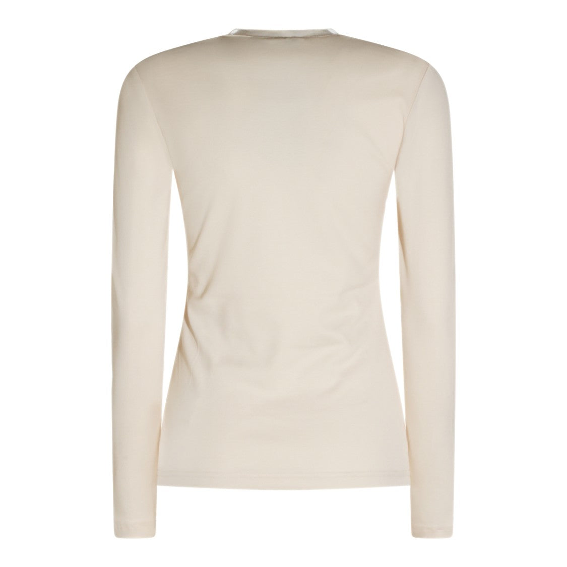 Fabiana Filippi Smooth Long Sleeve Fitted Top