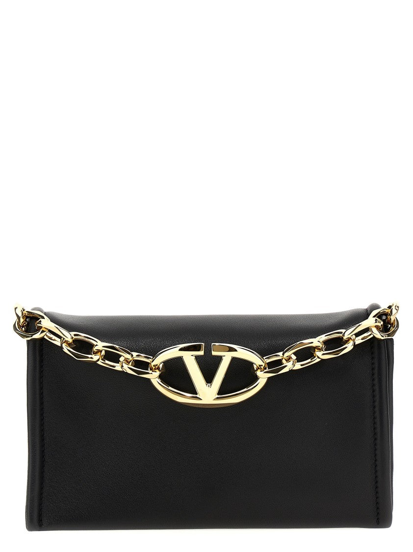 Valentino Garavani 'Vlogo Chain' Clutch Bag