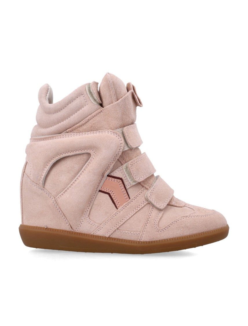 Isabel Marant Bekett Suede Leather Wedge Sneakers