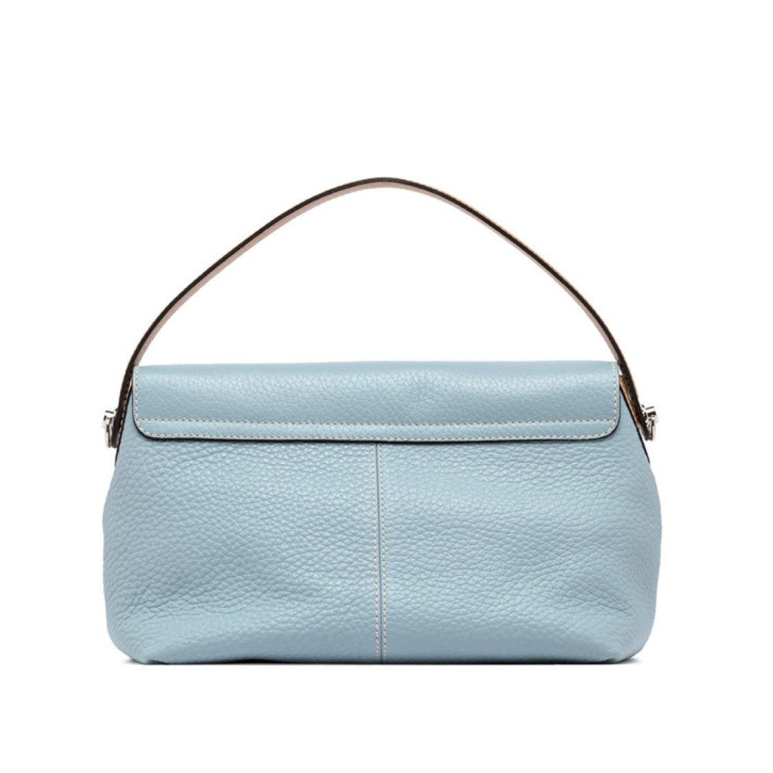 Gianni Chiarini Alessandra Shoulder Bag In Light Blue Leather