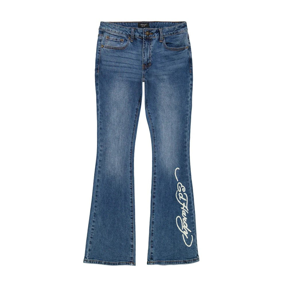 Ed Hardy Swallow Low Waist Bootcut Jean - Wehd8800-1