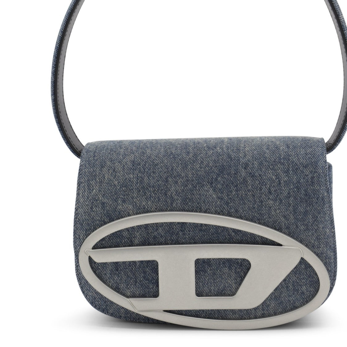 Diesel Bleached Denim 1Dr Shoulder Bag