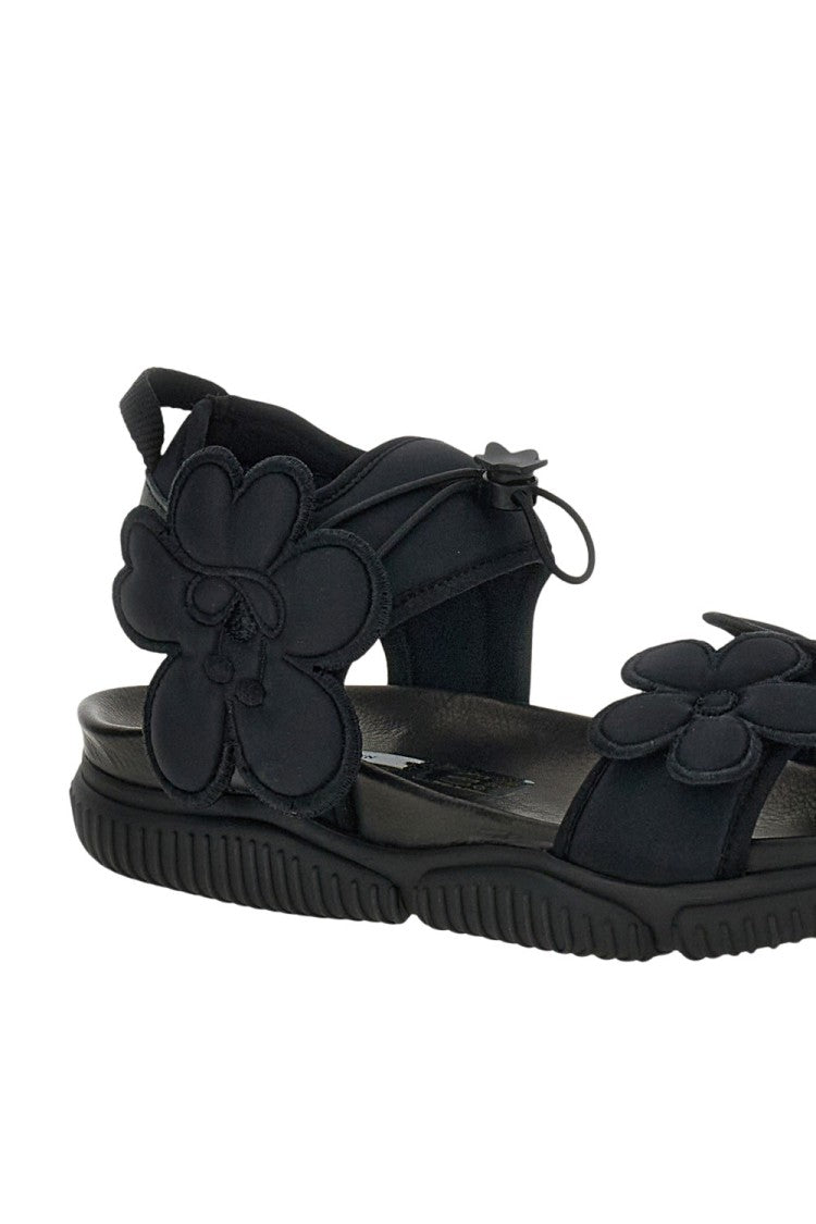 Cecilie Bahnsen Cilla Neoprene Leather Sandals