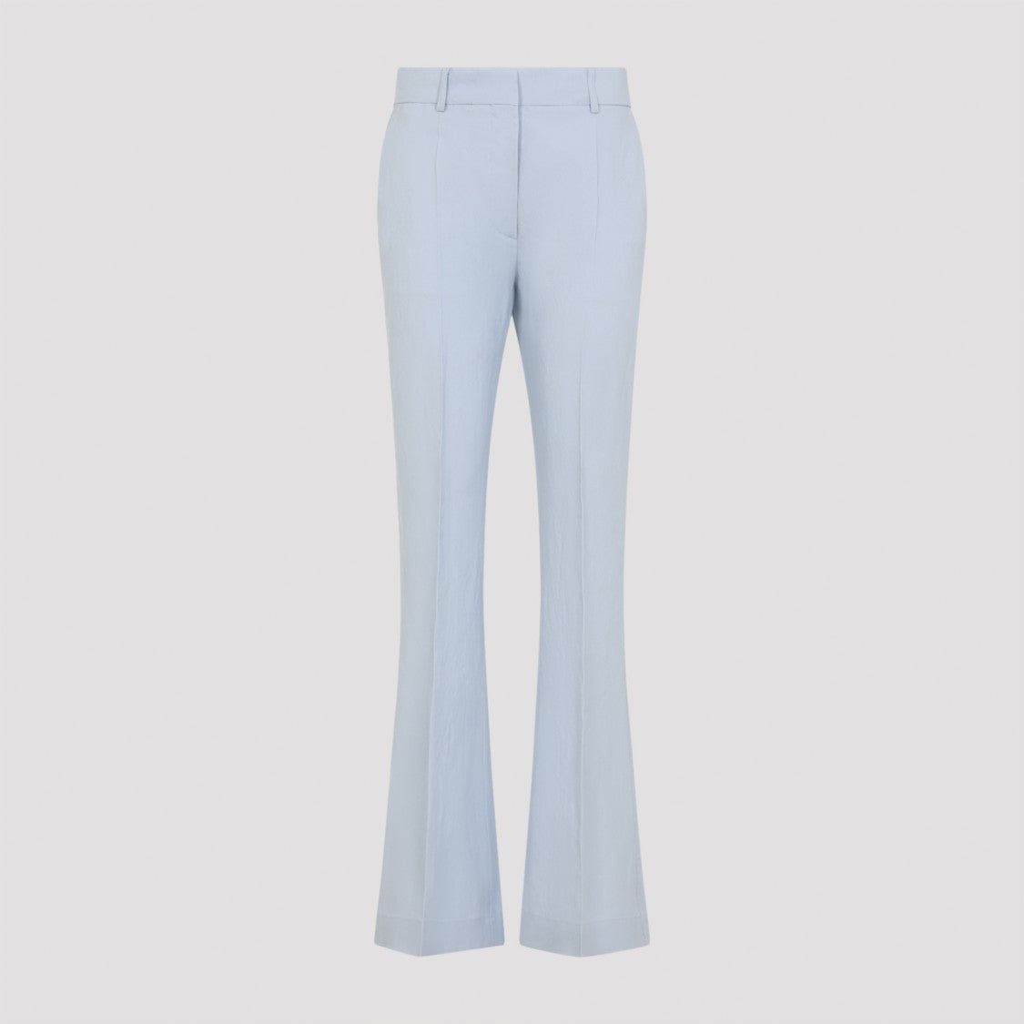 Sportmax Tailored Blue Trousers With Flared Hem