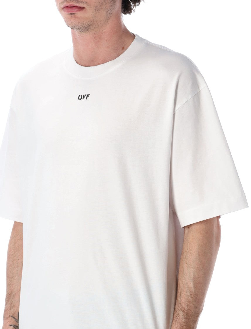 Off-White White Chain Arrow Skate Graphic T-Shirt