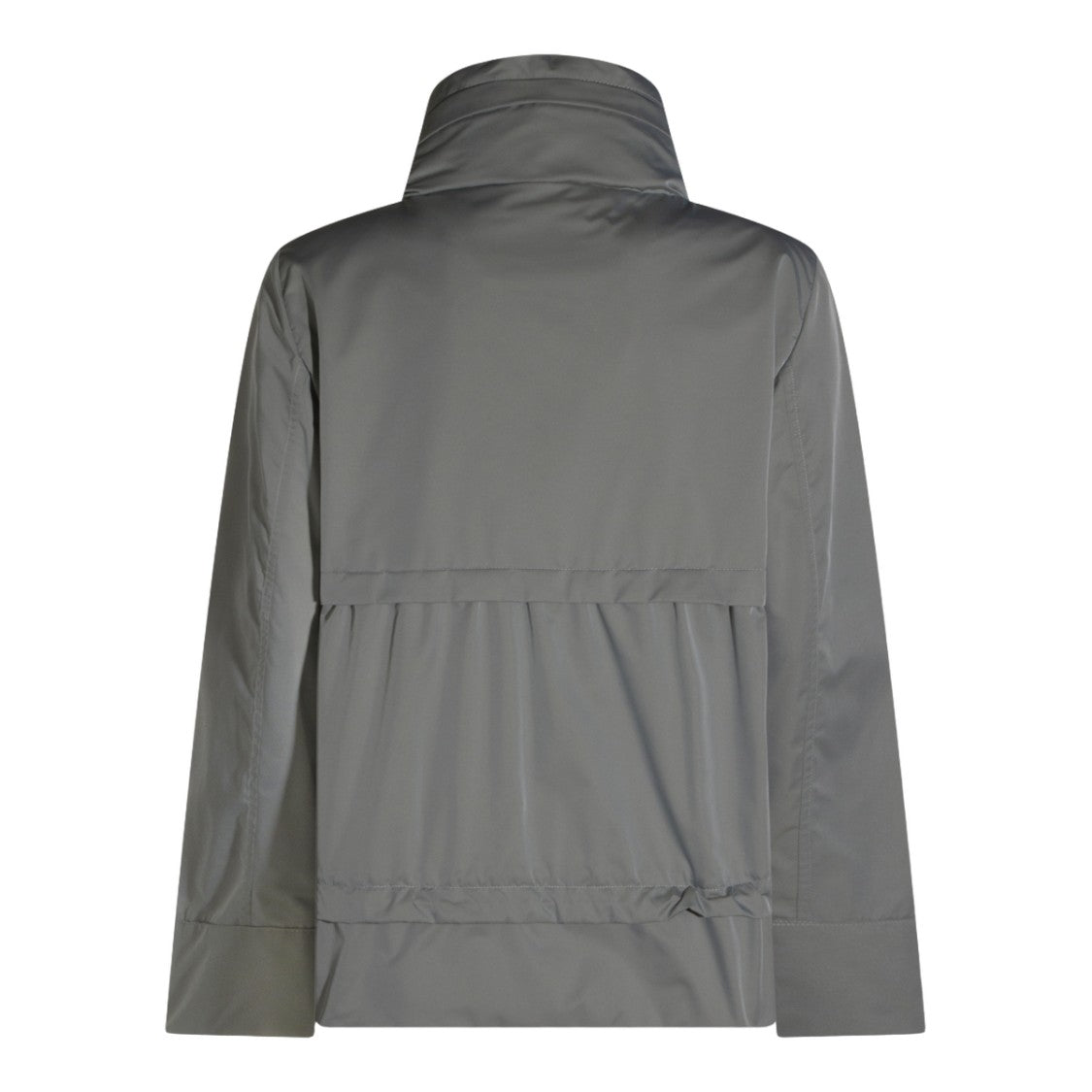 Moorer Grey Jacket With High Collar