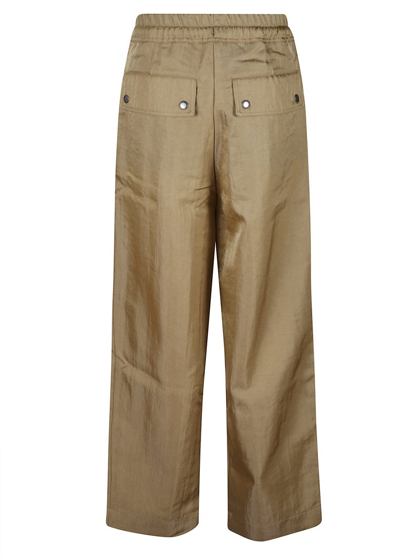 Dries Van Noten Prima Pants With Flap Pockets And Drawstring Waistband